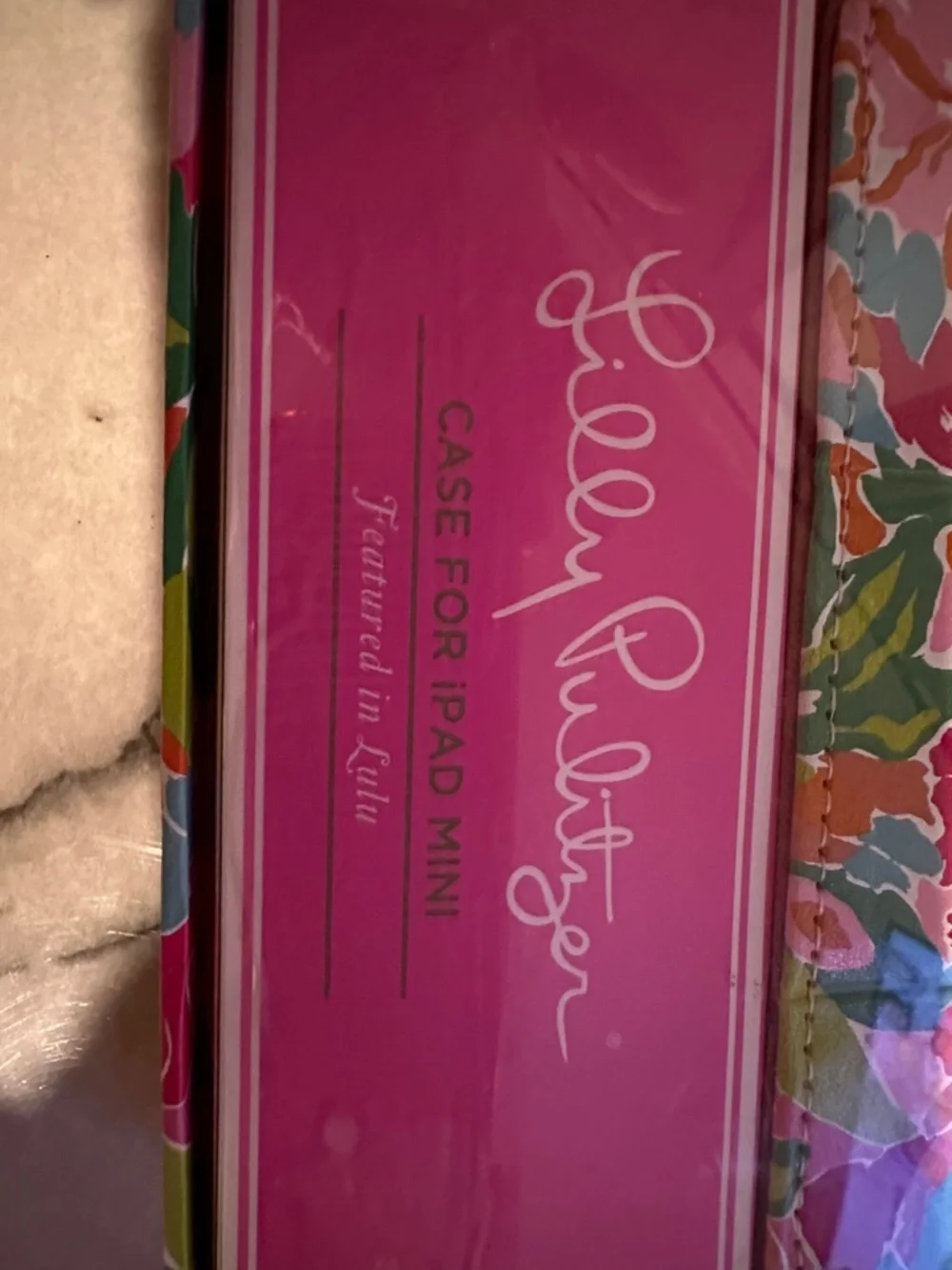 Lilly Pulitzer Floral iPad Mini Case - Pink Tropical Print